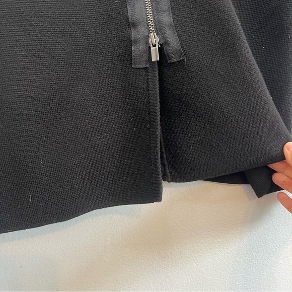 Talbots pure merino wool Knit Mini Dress Full Zip Petite Sz M Fall Career - Picture 6 of 9